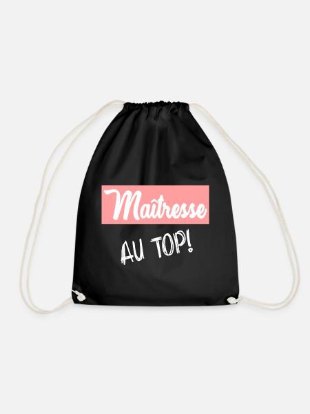 MAÎTRESSE. MERCI. MERCI MAÎTRESSE - Sac de sport léger - noir