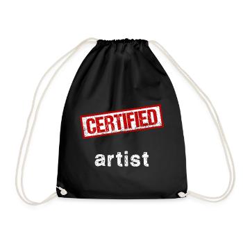 Artist - Drawstring Bag - black - Front
