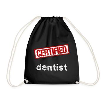 Dentist - Drawstring Bag - black - Front