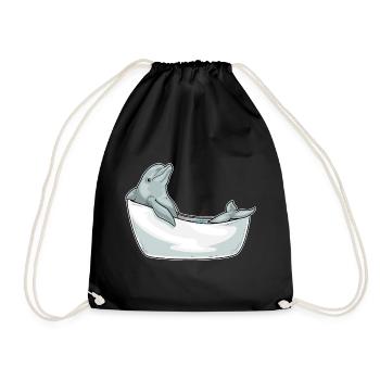 Baignoire Dolphin - Sac de sport léger - noir - Devant