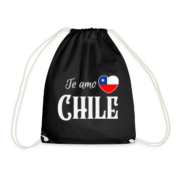J’aime le Chili, fierté chilienne - Sac de sport léger - noir - Devant