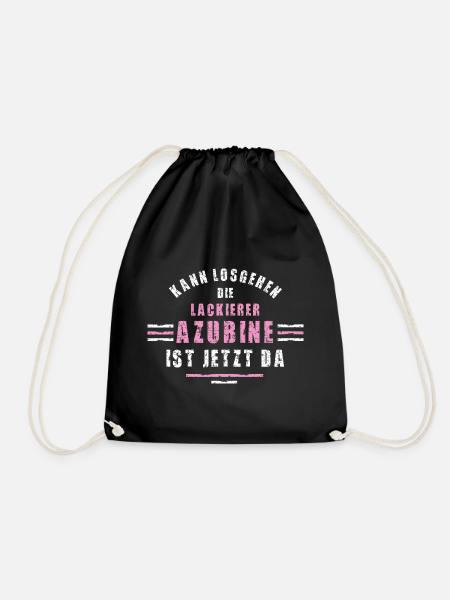 Painter Trainee Apprenticeship Painter - Drawstring Bag - black