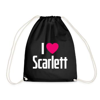 J’adore Scarlett Pink Heart J’adore Scarlett - Sac de sport léger - noir - Devant