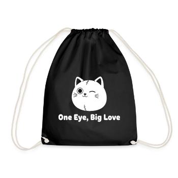 Chat Mouillé Patchwork Love - Sac de sport léger - noir - Devant
