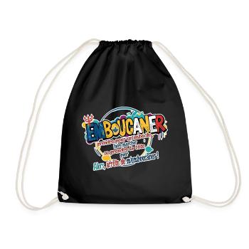 Marseille Slang Art - Emboucaner Expression Design - Sac de sport léger - noir - Devant