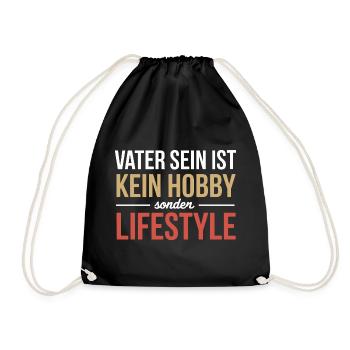  Coole Papa Witze Stolz Vater Zu Sein - Turnbeutel - Schwarz - Vorne