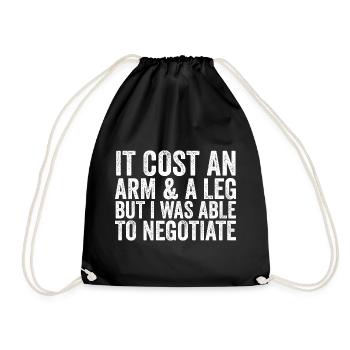 C’était outrageusement cher, mais je pouvais négocier. - Sac de sport léger - noir - Devant