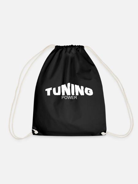 tuning power - Turnbeutel - Schwarz