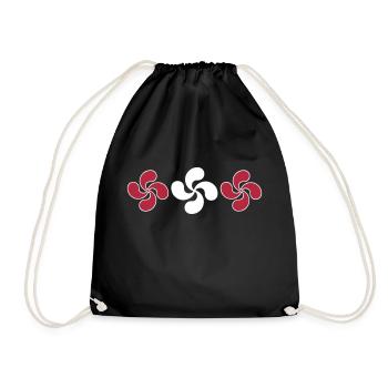 Croix Basques - Sac de sport léger - noir - Devant