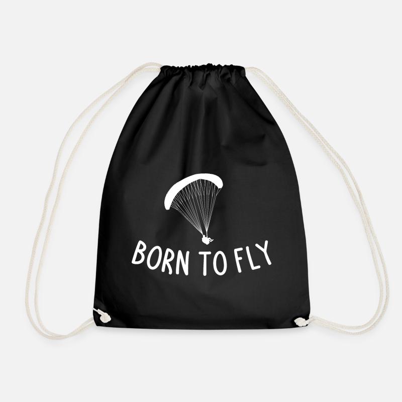 Born to Fly - Turnbeutel - Schwarz