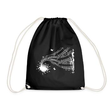 Floating Score Symphony - Drawstring Bag - black - Front