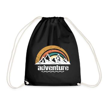 Aventure - Sac de sport léger - noir - Devant