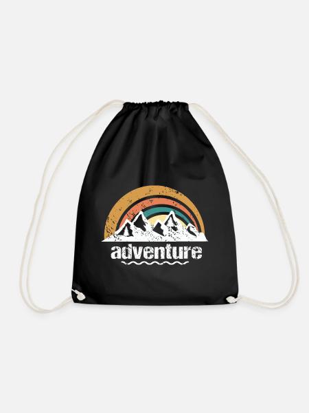 adventure - Turnbeutel - Schwarz