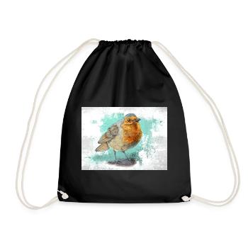 Robin - Turnbeutel - Schwarz - Vorne