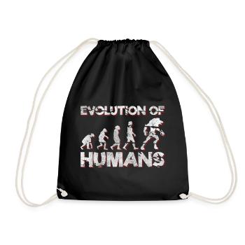 Monstre Figurine Mignonne - Sac de sport léger - noir - Devant