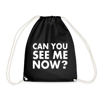 Can you see me now - Sac de sport léger - noir - Devant