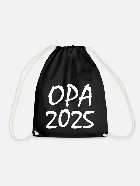 Opa 2025 - Turnbeutel - Schwarz