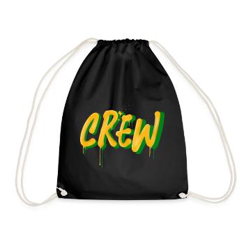 Crew - Turnbeutel - Schwarz - Vorne