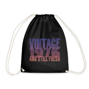 Millésime 1976 - Sac de sport léger - noir - Devant