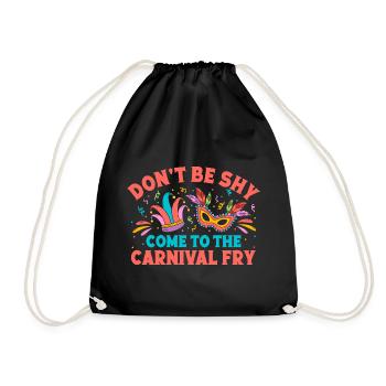 N’aie pas honte Viens au cirque de carnaval artiste - Sac de sport léger - noir - Devant