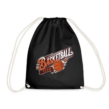 Basketball - Drawstring Bag - black - Front