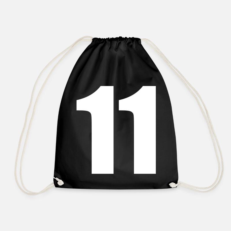 11 - Drawstring Bag - black