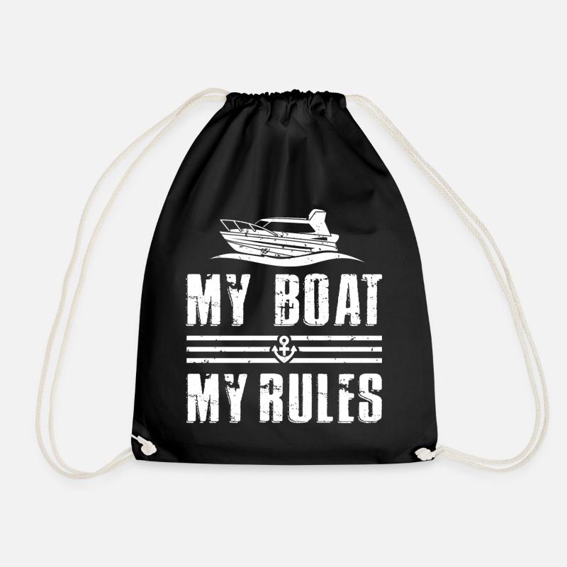 My Boat My Rules - Sac de sport léger - noir