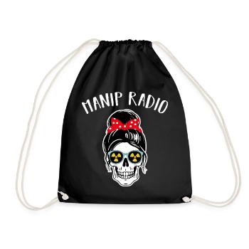 Manip Radio Crâne Coiffure Femme Radiologie - Sac de sport léger - noir - Devant