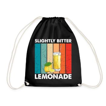 Lemonade Zitrone Limonade Limonaden Stand Design - Turnbeutel - Schwarz - Vorne