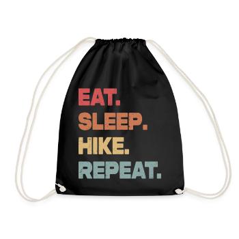 Manger Sleep Hike Répéter - Sac de sport léger - noir - Devant