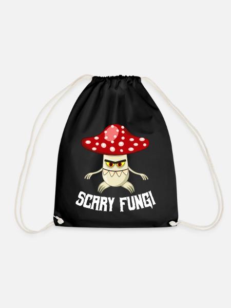 Fliegenpilz Scart Funghi T-Shirt - Turnbeutel - Schwarz