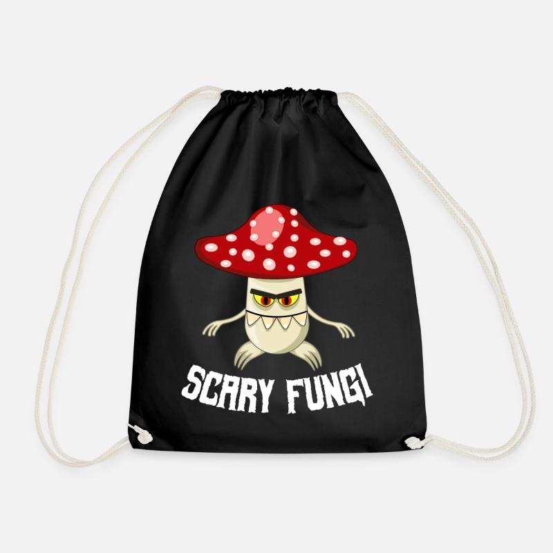 Fliegenpilz Scart Funghi T-Shirt - Turnbeutel - Schwarz