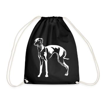 Italian wind chime - Drawstring Bag - black - Front
