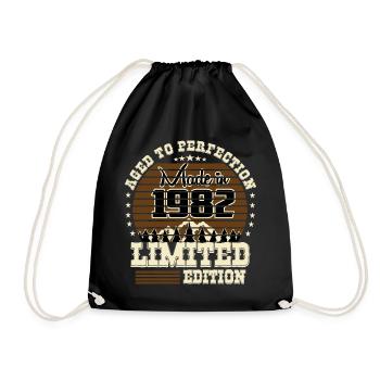 1982 Limited Edition - Drawstring Bag - black - Front