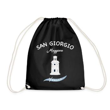 Venise, Phare de San Giorgio Maggiore, Italie - Sac de sport léger - noir - Devant