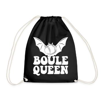 Tenue Boule Queen Queen pour les joueurs de boules - Sac de sport léger - noir - Devant