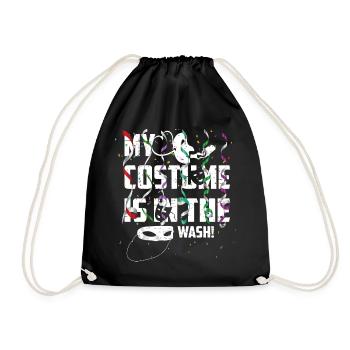 Mes costumes sont dans la lessive - Sac de sport léger - noir - Devant