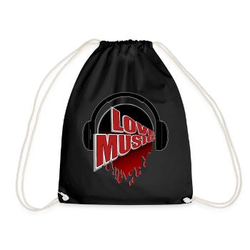 Love Music Casque Passion - Sac de sport léger - noir - Devant