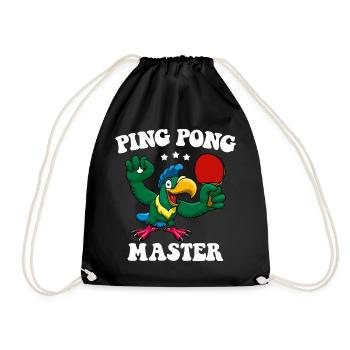 Ping Pong Master Table Tennis Racket Table Tennis - Drawstring Bag - black - Front