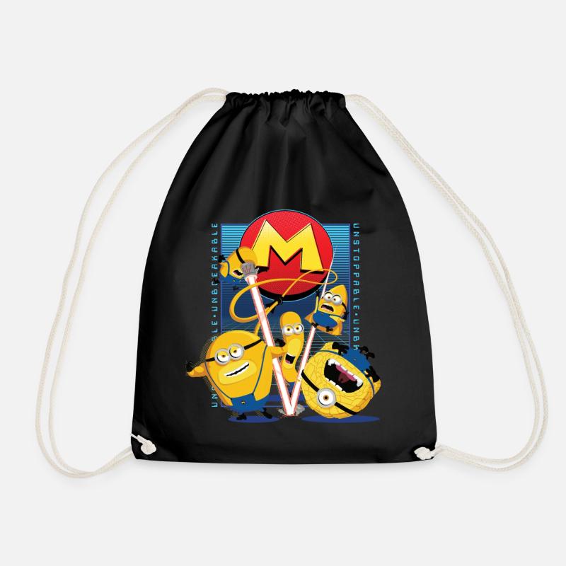 Minions Mega Minions Mit Superkräften - Turnbeutel - Schwarz