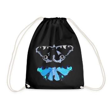 fall out of character - Drawstring Bag - black - Front