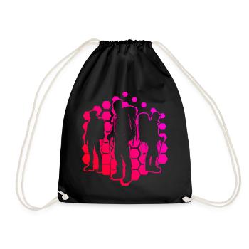Escalade Bloc Kletterer Grimpeur Bloc - Sac de sport léger - noir - Devant
