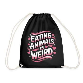Végétarien Végétalien Végétarien Végétarien - Sac de sport léger - noir - Devant