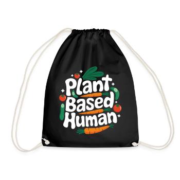 Végétarien Végétalien Végétarien Végétarien - Sac de sport léger - noir - Devant