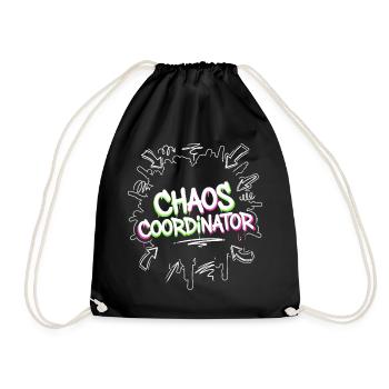 Coordinateur du Chaos - Sac de sport léger - noir - Devant