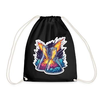 Laboratoire Geek Éducatif Expérience de la pluie de météores Quadrantide - Sac de sport léger - noir - Devant