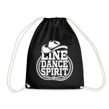 Style de danse en ligne - Sac de sport léger - noir - Devant