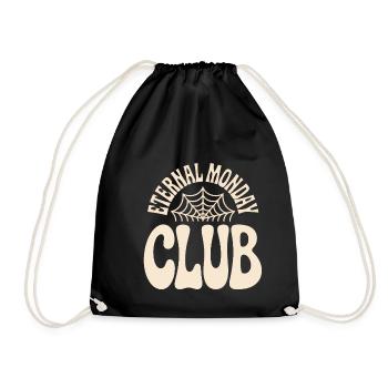 Eternal Moon Club - Drawstring Bag - black - Front