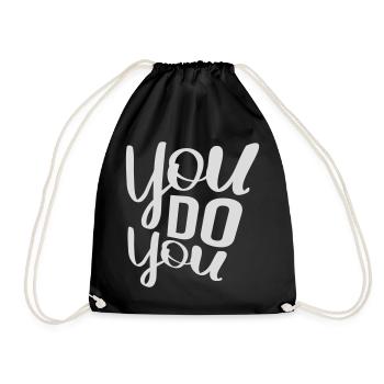 Tu fais ton drôle Confiance en toi Logo de la liberté - Sac de sport léger - noir - Devant