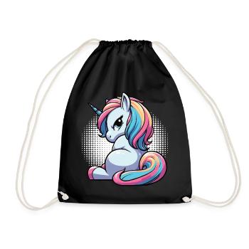 Licorne Licorne Fan Licorne Amoureux de la licorne - Sac de sport léger - noir - Devant